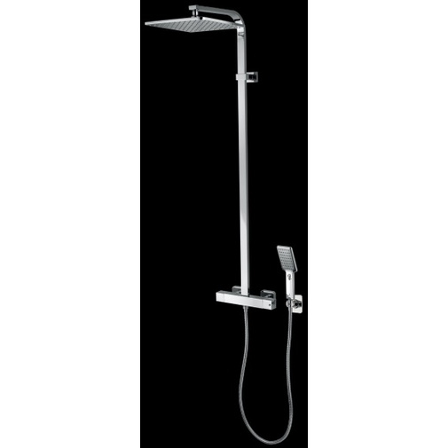 Cosmo Bossini Doccia Muro Doccetta 2getti Soffione 28x28cm Miscelatore