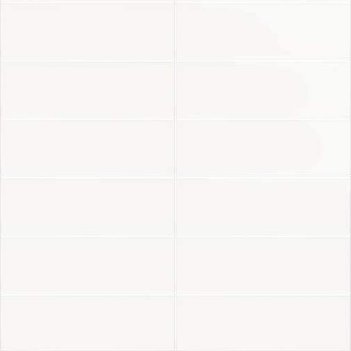 10x30 glossy tile covering Bissel Liso Bianco Mainzu