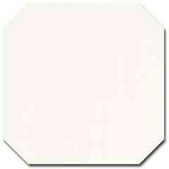 15x15 White Matte Octagonal Tile - Tonalite (Second Choice)