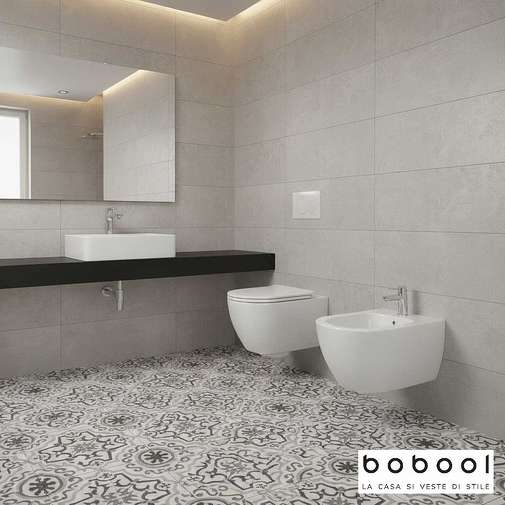 20x20 porcelain stoneware with a Vintage Grey 15 cement effect, 8.5mm thick - Boxer