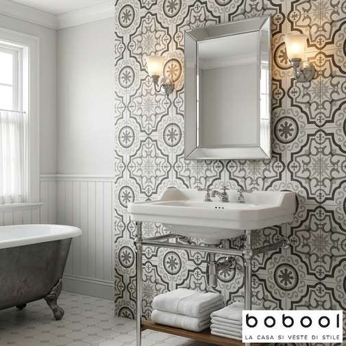 20x20 porcelain stoneware with a Vintage Grey 17 cement effect, 8.5mm thick - Boxer