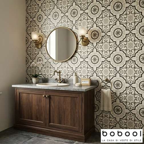 20x20 porcelain stoneware with a Vintage Grey cement effect, 16 mm thick, 8.5 mm thick - Boxer