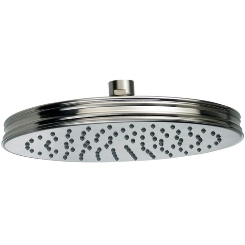 21 cm round shower head in vintage style, chrome, universal connection - Liberty Gom, Bossini