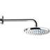 25 cm runder moderner Duschkopf, mit 30 cm rundem Wandarm, Chrom - Oki, Bossini