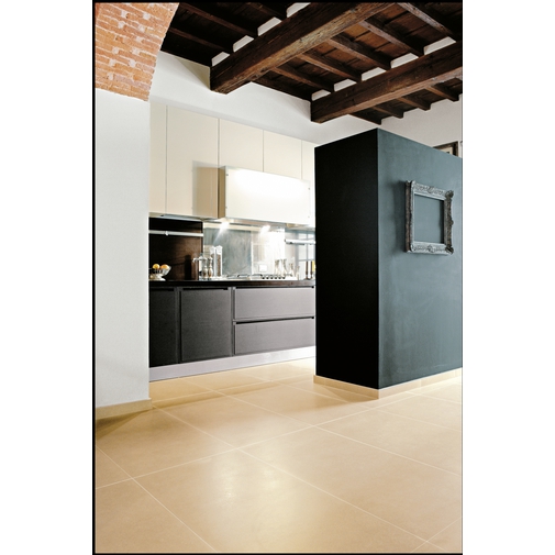 3,5 mm thin stone effect porcelain stoneware, Amande beige 100x300 cm - Buxy, Kerlite