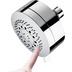 3-jet chrome shower head diameter 10 cm, universal connection - Kira, Bossini