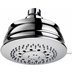 3 jets shower head, round with soft shapes, diameter 11 cm, universal connection - Classic, Bossini