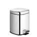 3 lt soft close toilet paper bin, chromed steel - Poubelle, Colombo Design