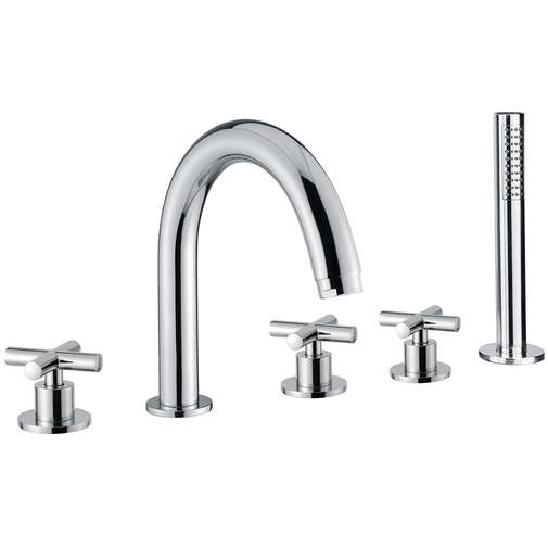5-hole bath mixer Rodos 7380 Bugnatese taps
