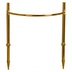 Angular support structure for AR884 Arcade gold washbasin, Simas