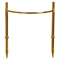 Angular support structure for AR884 Arcade gold washbasin, Simas
