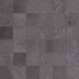 Anthracite concrete-effect porcelain stoneware, Mosaico 30x30 cm - Entropia, Dom Ceramiche