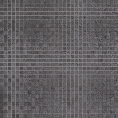 Anthracite concrete effect stoneware, antiqued micromosaic 30x30 - Entropia, Dom Ceramiche