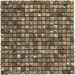 Antique travertine mosaic for floors and walls, Emperador Brown 30,5x30,5 cm - Modena, Boxer