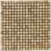 Antique travertine mosaic for floors and walls, Walnut 30.5x30.5 cm - Modena, Boxer