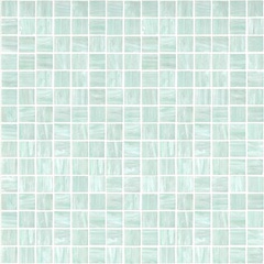 Aquamarin Glasmosaik 20.33 mit Einbausatz - Emaille, Bisazza