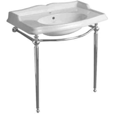 Arcade chromed brass support structure for AR864 washbasin, Simas