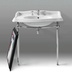 Arcade chromed brass support structure for AR864 washbasin, Simas