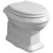 Arcade white ceramic vase with wall drain classic style, Simas