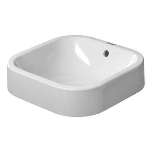 Aufsatzwaschbecken mit Rektifikation und Überlauf, weiß 40 cm - Happy D.2, Duravit