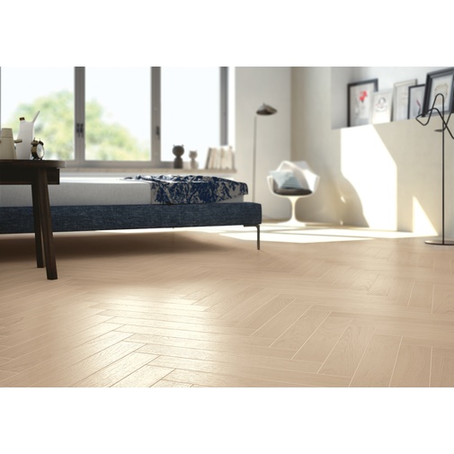 Aura gebleichte Feinsteinzeugfliese mit heller Holzoptik 10x60 cm - Arborea, Blustyle