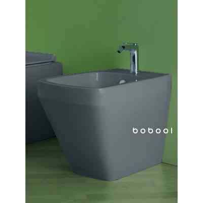 Back-to-Wall-Bidet aus mattem Zement - Baden Baden, Simas