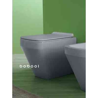 Back to wall randlose Vase, eleganter matter Baden-Baden-Canvas, Simas