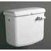 Backpack cistern with front hole for classic style vase in white ceramic - Arcade, Simas