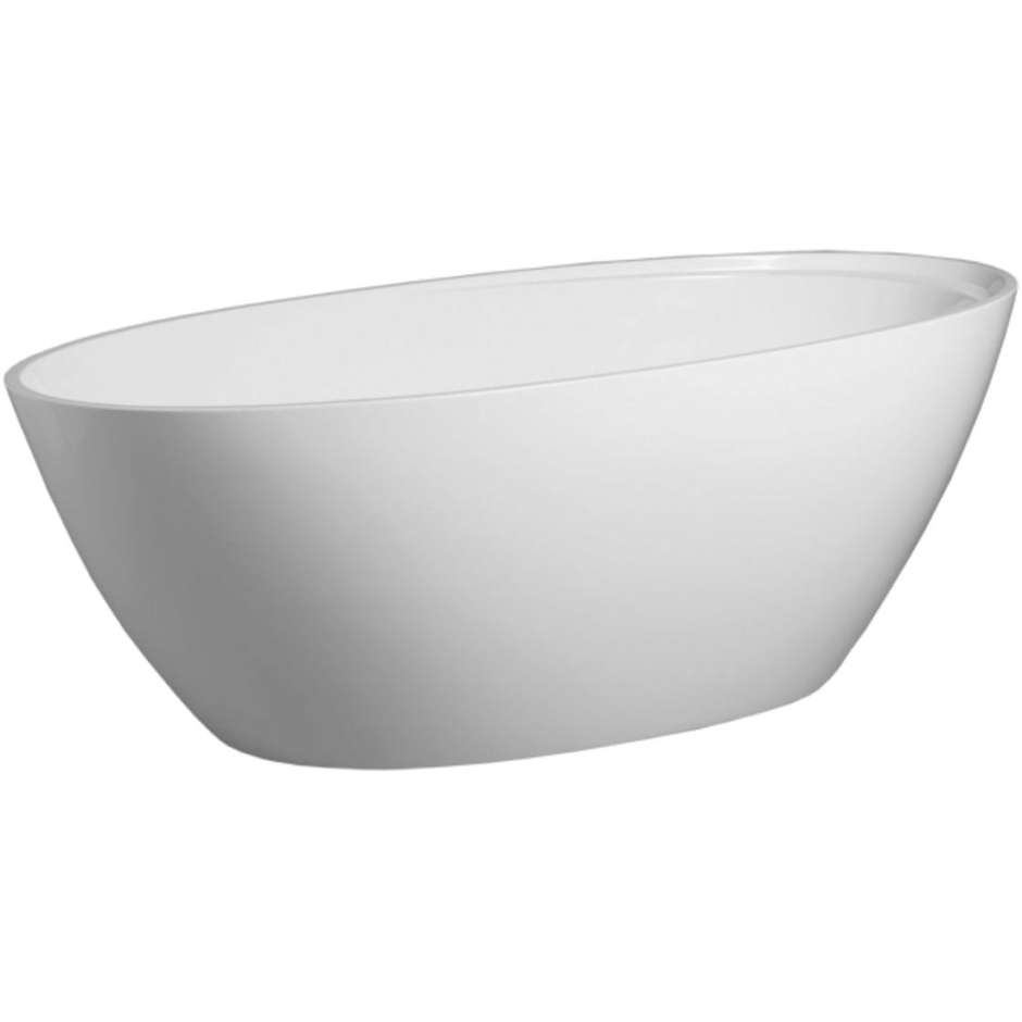 Badewanne in modernem Design mit Ablauf, weiß 88x190 Simas