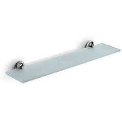 Badezimmerregal aus geätztem Klarglas 40 cm - Venessia Lineabeta