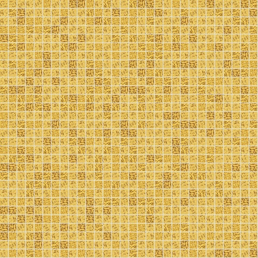 Bande de mosaïque en feuille d'or jaune 1x100 cm, découpée à la main, effet relief 10.1 - Or, Bisazza