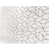 Bardage blanc à décor floral, finitions platine 33,3x100 cm - Comfort G, Dom Ceramiche