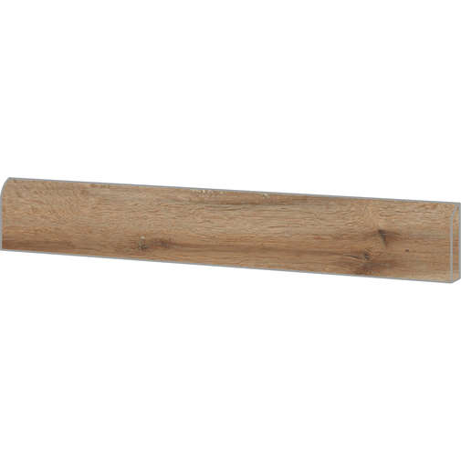 Battiscopa effetto legno in gres porcellanato, Naturale 7,3x60 - Barkwood, Ceramica Sant'Agostino