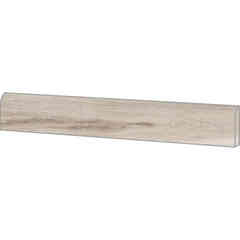 Battiscopa effetto legno in gres porcellanato, White 7,3x60 - Barkwood, Ceramica Sant'Agostino