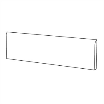 Battiscopa effetto legno sverniciato, in gres porcellanato, White 9,5x60 cm -  Blendart, Ceramica Sant'Agostino