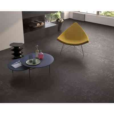 Battiscopa in gres porcellanato effetto resina, 9x90 cm Black - Resina, Casalgrande Padana