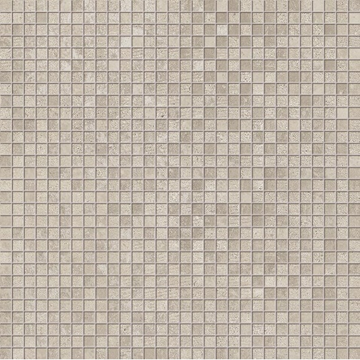 Beige concrete effect stoneware, antiqued micromosaic 30x30 cm - Entropia, Dom Ceramiche