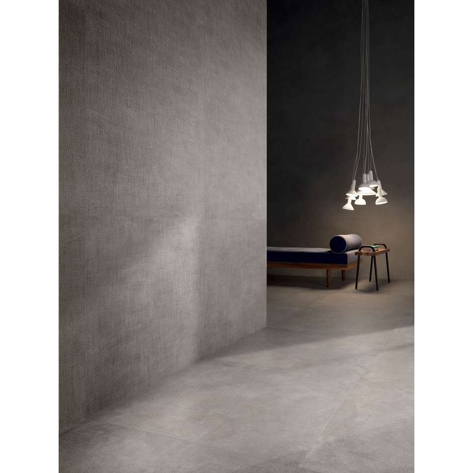 Beton Graues Feinsteinzeug in Betonoptik 90x90 cm - Set, Ceramica Sant'Agostino