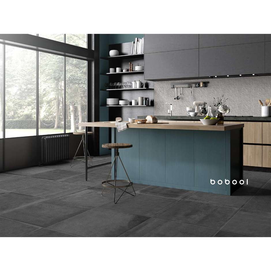 Betoneffekt-Mosaik auf Netz, Grau, 30x30 cm - Concretus, Dom Ceramiche