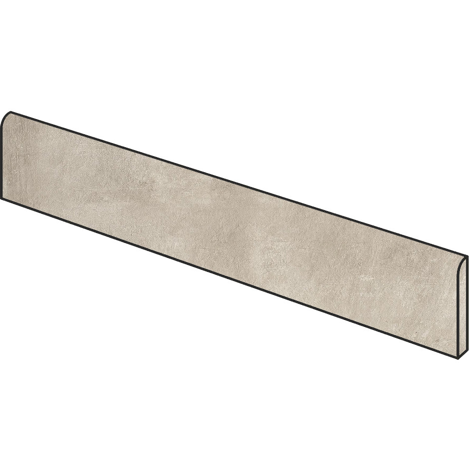 Betonoptik Sockelleiste 9x59,5 Beige rektifiziert geschliffen Entropia, Dom Ceramiche