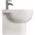 Bidet a terra filomuro in ceramica bianca design contemporaneo - E-Line, Simas
