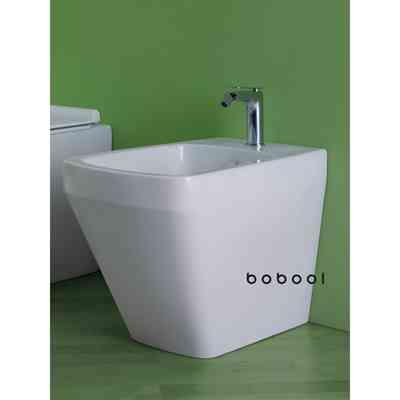 Bidet au mur design moderne blanc mat - Baden Baden, Simas