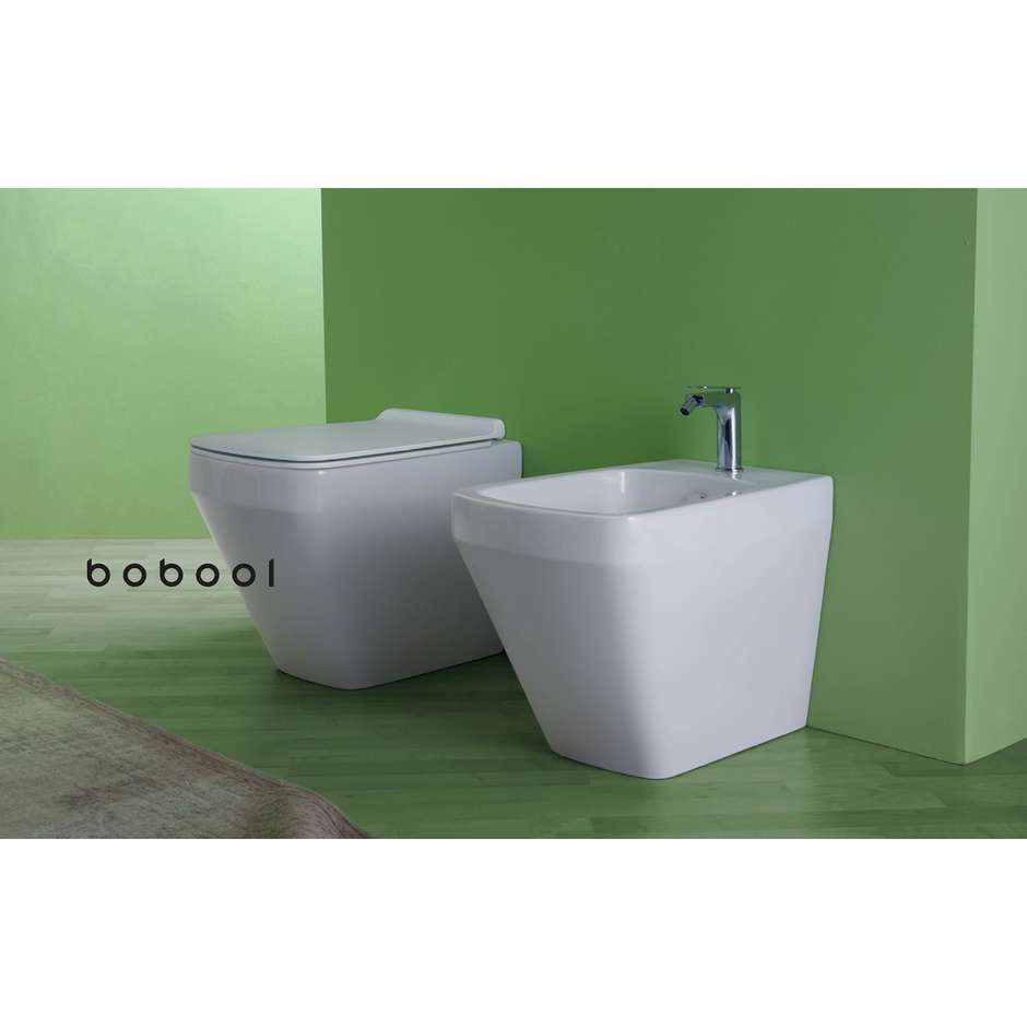 Bidet au mur design moderne blanc mat - Baden Baden, Simas