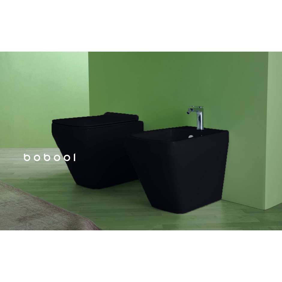 Bidet noir mat dos au mur - Baden Baden, Simas