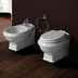 Bidet Sospeso in Ceramica Simas Londra Bianco Lucido  - Monoforo Classico
