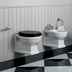 Bidet Sospeso in Ceramica Simas Londra Bianco Lucido  - Monoforo Classico