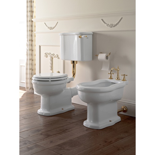 Bidet sur pied blanc de style néoclassique - Palladio, Sbordoni