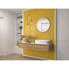 Bissel Tiger Mainzu diamond-coated 10x20 cm tile with glossy surface