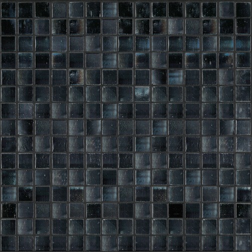 Black mother-of-pearl effect glass mosaic GL13 with installation kit - Gloss, Bisazza