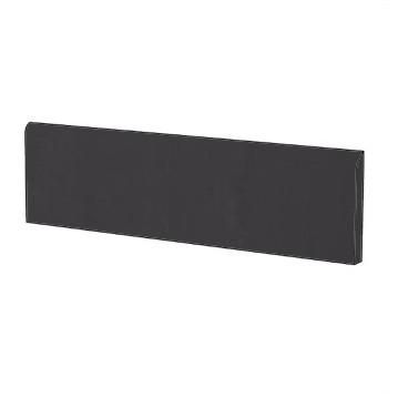 Black porcelain stoneware skirting 9x60 cm - Architecture, Casalgrande Padana